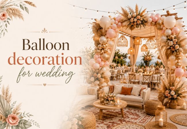 Balloon decoration for wedding — creative ideas & cost guide India 2026